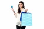 Credit Card, Shopping Made Easy ! Stock Photo