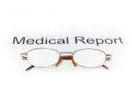 Medical Report Stock Photo