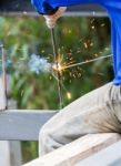 Welder Welding Stock Photo