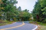 A Rural Road In Virginia Stock Photo