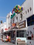 Albufeira, Southern Algarve/portugal - March 10 : Colourful Stre Stock Photo