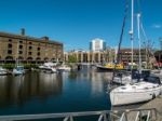 St Katherine's Dock In London Stock Photo