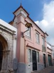 Lagos, Algarve/portugal - March 5 : Pink Building In Lagos, Alga Stock Photo