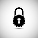 Lock Icon Stock Photo