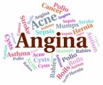 Angina Illness Shows Congenital Heart Disease And Affliction Stock Photo