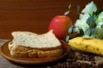 Still Life With Healthy Breakfast Stock Photo