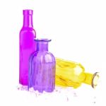 Colorful Bottles Stock Photo