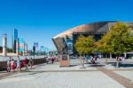 Cardiff/uk - August 27 : Millennium Centre In Cardiff On August Stock Photo