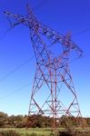 Electricity Pylon Stock Photo