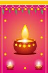 Diwali Card Stock Photo