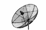 Sketch Satellite Dish Stock Photo