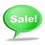 Sale Message Represents Correspond Merchandise And Discounts Stock Photo