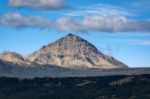 Scenic View Of Glacier National Park Stock Photo