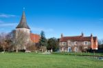 View Across The Green At Bosham Stock Photo