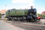 British Steam Train Stock Photo