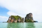 Landscape Khaotapu Or James Bond Island Stock Photo