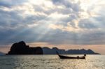 Sunbeam And Boat Stock Photo