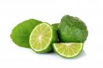 Bergamot Isolated On The White Background Stock Photo