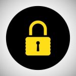 Lock Icon Stock Photo