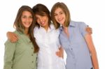 Young Teenage Girls Stock Photo