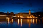 Trogir Night View Stock Photo