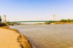 Bridge Over River Nile In Khartoum Stock Photo