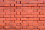 Orange Brick Wall Stock Photo