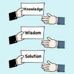 Hand Giving Knowledge,wisdom And Solution Stock Photo