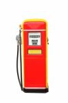 Old Gasoline Fuel Pump Stock Photo