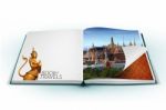 3d Open Book With Thailand Bangkok Travel Concept Stock Photo