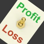 Profit And Loss Switch Stock Photo