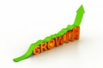 Business Growth Graph Stock Photo