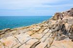 Rocks Coastline And Sea At Koh Samui Stock Photo