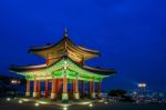 Hwaseong Fortress In Suwon,korea Stock Photo