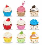 Cupcake Stock Photo