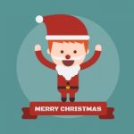 Santa Claus,  Cartoon Concept Abstract Business Stock Photo