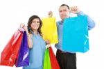 Couple Shopping Stock Photo