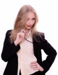 Sexy Businesswoman Stock Photo