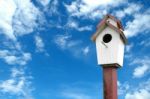 Bird House Stock Photo