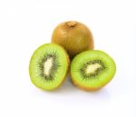 Kiwi Fruit Isolated On White Background Stock Photo