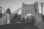 Walter Taylor Bridge In Brisbane Stock Photo