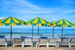 Beach Furniture Stock Photo