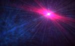 Abstract Lens Flare Dusty With Black Background Stock Photo