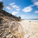 Adder Rock Beach On Stradbroke Island, Queensland Stock Photo