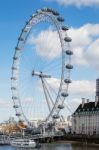 London/uk - March 21 : View Of The London Eye In London On March Stock Photo