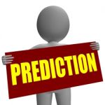 Prediction Sign Character Means Future Forecast And Destiny Stock Photo