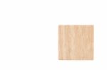 Wooden Cubes On White Background Stock Photo