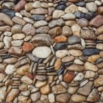 Sea Stones Pebble Texture Background Stock Photo