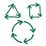 Set Of Recycle Arrow Stock Photo