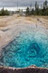 Firehole Spring In Yellowstone National Park Stock Photo